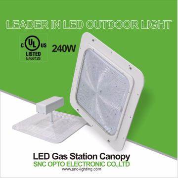 140LM/W 21 inch 240W SNC led canopy lights for gas station UL cUL IP65 led outdoor light fixtures AC100-277V